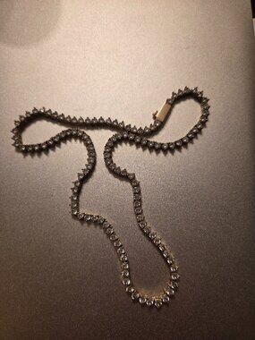 Melinda Maria | Not Your Basic Tennis Necklace 3mm | gold